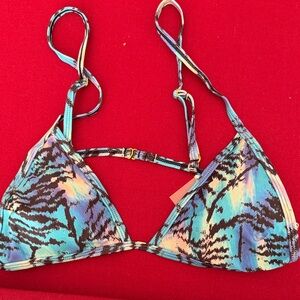 Colorful Abstract Women's Bikini Top